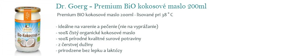 BiO Premium kokosové maslo